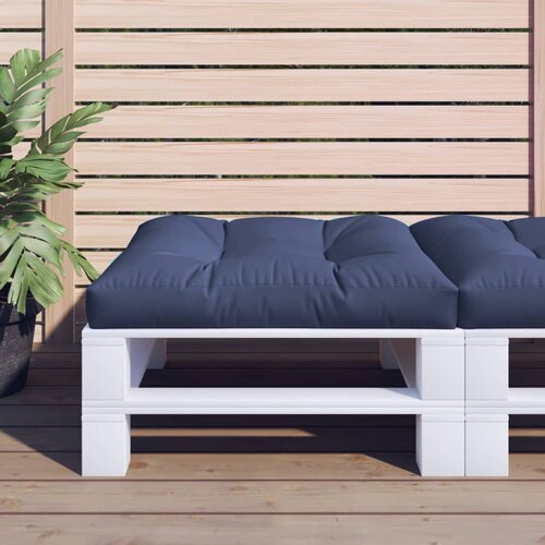  Jastuk za palete tamnoplavi 80 x 80 x 12 cm od tkanine Slike