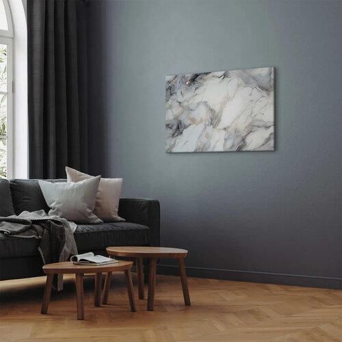  Slika - Elegant marble – stone structures in neutral colours 90x60 Premium Print Cene