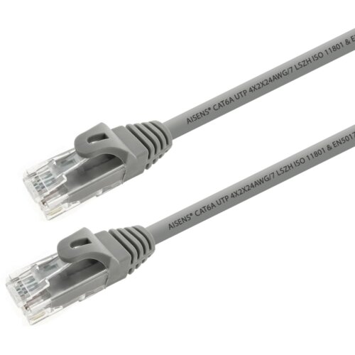 AISENS GLAVNI KABEL LATIGUILLO RJ45 LSZH CAT.6A 500 MHZ UTP AWG24 SIVA 10M, (21091217) Cene