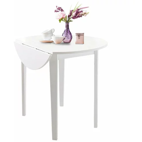 Støraa bijeli sklopivi blagovaonski stol trento quer, ⌀ 92 cm