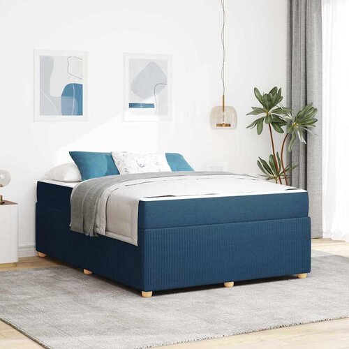 vidaXL Konstrukcija postelje Drugo Modra 140 x 200 cm blago Cene