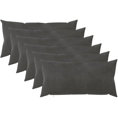  Jastuk s jastukom HEERLEN 6 kom. Tamnosiva Bar&scaron;un - Tamnosiva 40 x 80 cm 6 Cijene