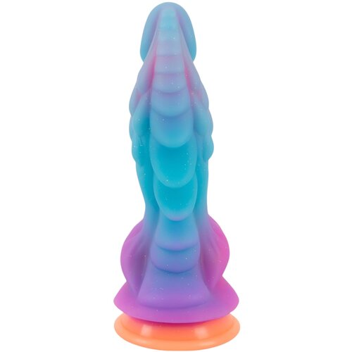OV-Grosshandel Beasty Cocks - vanzemaljski silikonski dildo (plavo-narančasto) Slike