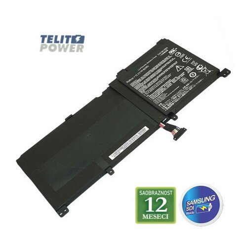 Telit Power baterija za laptop ASUS ZenBook N501VW / C41N1524 15.2V 60Wh / 3800mAh ( 2663 ) Slike