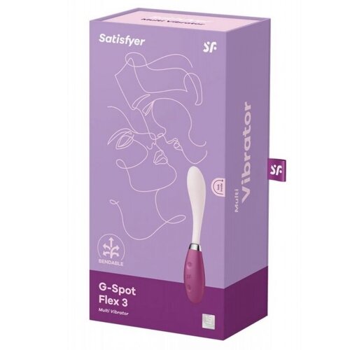  Vibrator G-Spot Flex 3, 19cm, Ljubičasti Slike