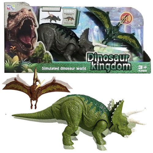  Set figura dinosaurusa Triceratops i Pterodaktil sa zvukom Slike