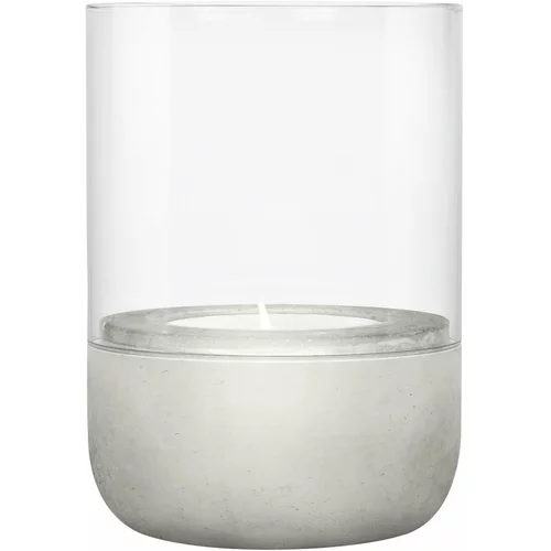 Blomus Komplet 2 steklenih svečnikov z betonsko podlago Calma