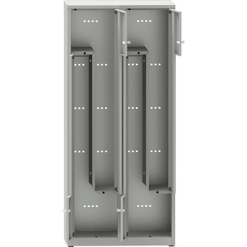  garderobna omara z, vxšxg 1800 x 800 x 500 mm, 4 predelki, svetlo sive barve Cene