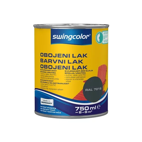 SWINGCOLOR Barvni lak (barva: antracit; 750 ml)