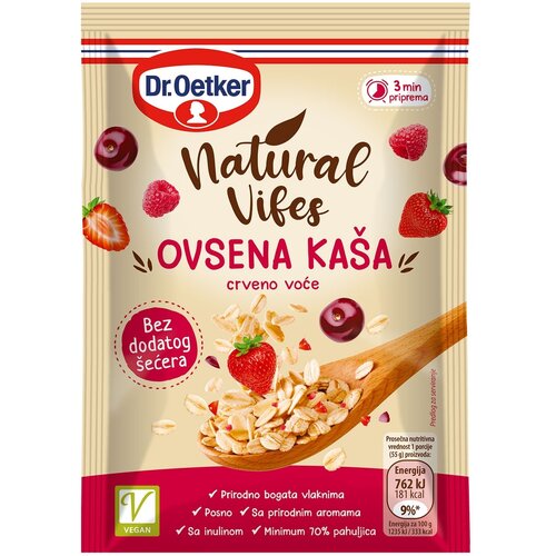 Dr. Oetker DR.OETKER ovsena kaša crveno voće 55g Cene