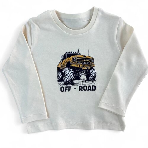 WOWO kids komplekt sa auto off road: pantalone, prsluk, majica dugih rukava - maslina Slike