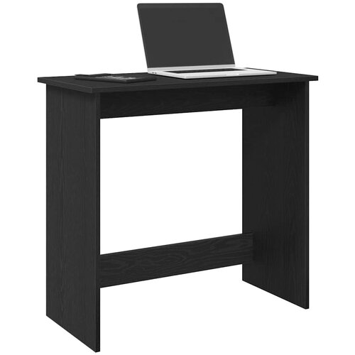vidaXL Pisalna miza črna 80x40x75 cm iverna plošča Cene