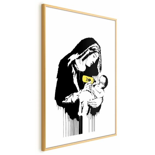  Plakat - Breastfeeding Mother 60x90 Zlatni okvir s margom Cene