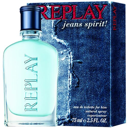 Replay edt za muškarce jeans spirit for him 75ml Slike