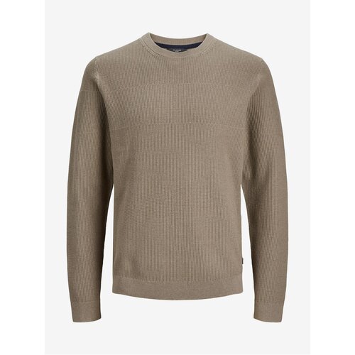 Jack & Jones Men's Brown Sweater Arthur - Men Slike