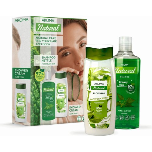 Aroma Natural Set Natural Care for Your Hair and Body Cene