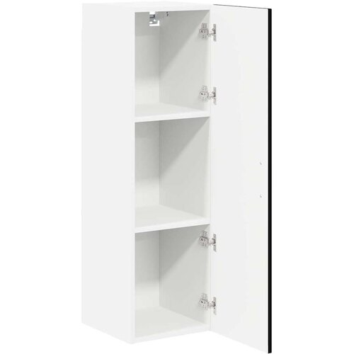  Zidni kuhinjski ormarić Crna 30 x 31 x 100 cm Konstruirano drvo Slike