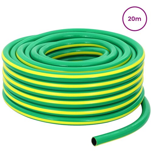  Vrtno crijevo 5-slojno Zelena i žuta 1&amp;quot; 20 m PVC Slike
