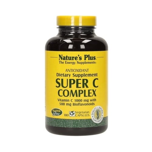 Nature's Plus super C kompleks - 180 veg. kapsul Cene