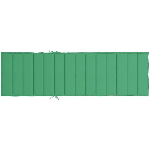 VidaXL jastuk za ležaljku za sunčanje zeleni 200x70x3 cm od tkanine Slike