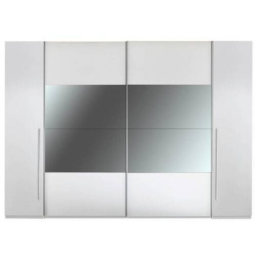 Modern Living Omara Z Drsnimi Vrati Mega, Bela, 312 Cm Cene