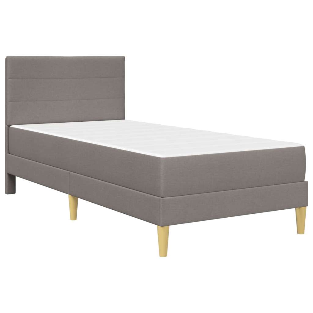  Okvir za krevet Sivo-smeđa 100 x 200 cm Poliester - Sivo-smeđa 100 x 200 cm Slike