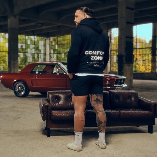 GymBeam zone zip up hoodie black 112147 Slike
