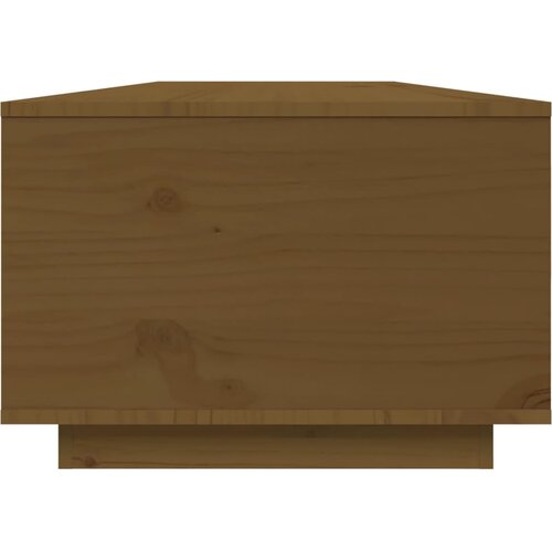  Stolić za kavu Smeđa boja meda 80x50x35,5cm od masivne borovine Slike