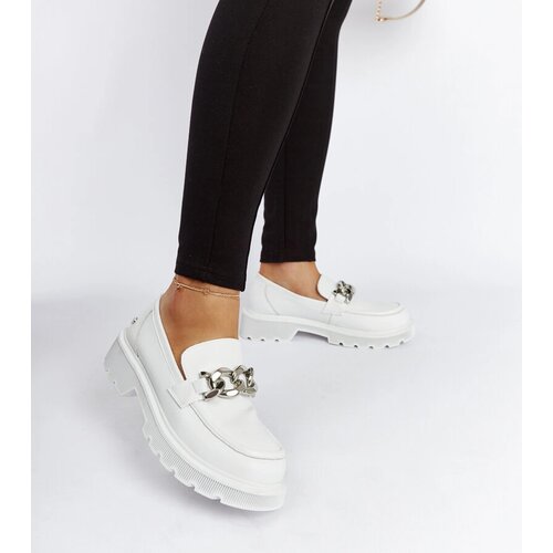 Gemre White leather loafers GOE Slike