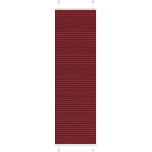 vidaXL Plisirana zavjesa Bordo crvena 55x200 cm Širina tkanine 54 4 cm Poliester - Bordo crvena 55 x 200 cm Cene