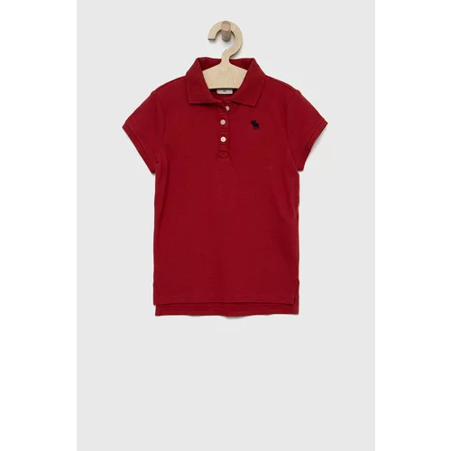 Abercrombie & Fitch Dječja polo majica boja: crvena