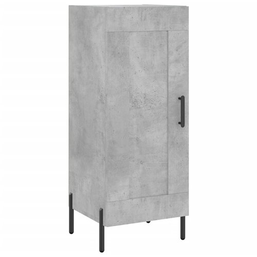  Visoka komoda siva betona 34,5x34x180 cm od konstruiranog drva Slike