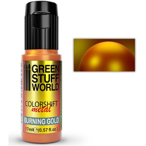 Green Stuff World chameleon paint burning gold 17ml Cene