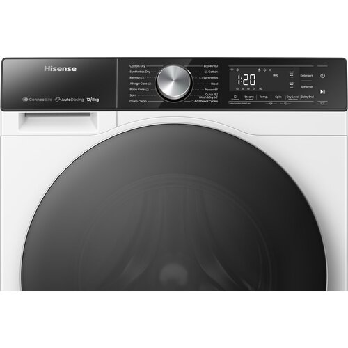 Hisense ma&amp;scaron;ina za pranje i su&amp;scaron;enje ve&amp;scaron;a WD5S1245BW Slike