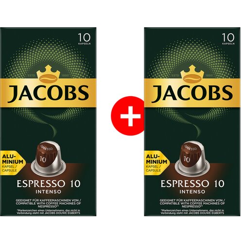 Jacobs Kapsule 1+1 Espresso 10 Cene