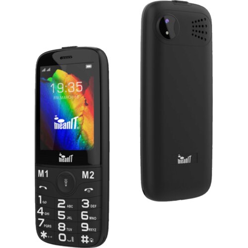Mean IT Telefon mobilni, 2.8&rdquo; ekran, Dual SIM, Led svjetiljka &ndash; SENIOR 20, Crni Cijene