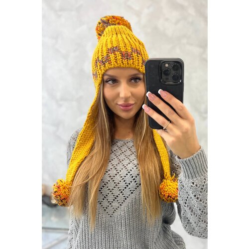 Kesi Women's cap with long ears Nadia K321 mustard Cijene