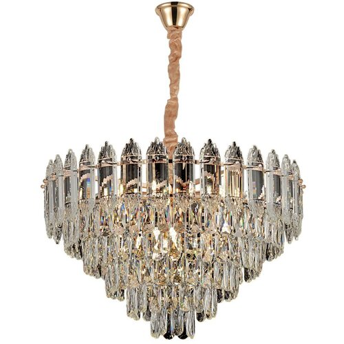 Toolight Visilica s kristalima G057-CP 50cm GOLD Cene