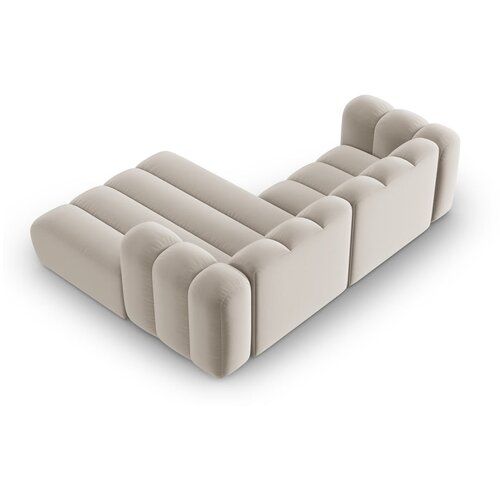 Micadoni Home Bež kotna sedežna garnitura (desni kot) Lupine &amp;ndash; Slike