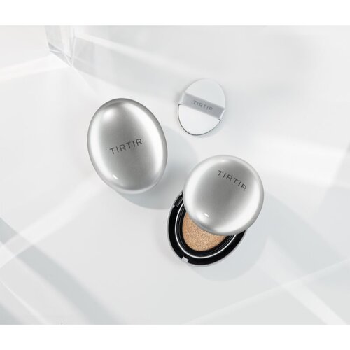 TIRTIR Mask Fit Aura Cushion vlažilni make-up v gobici za osvetlitev kože odtenek 33N MACCHIATO 18 g Slike