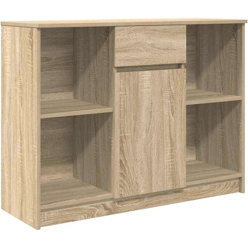VidaXL Komoda s ladicama hrasta sonome 101x35x76 cm konstruirano drvo Slike