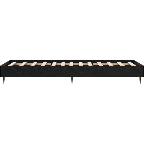  Okvir za krevet Crni hrast 80 x 200 cm Konstruirano drvo - Crni hrast Slike