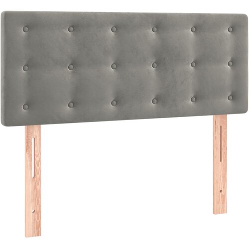 Box spring krevet s madracem svjetlosivi 120x200 cm bar&amp;scaron;unasti Slike