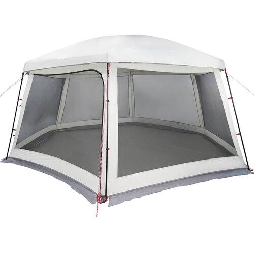  &amp;Scaron;ator za bazen s uklonjivim letvicama i mrežastim stjenkama Siva 618 x 532 cm Slike