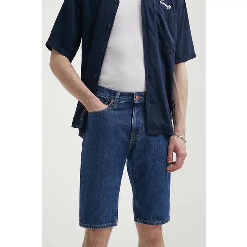 Tommy Jeans Traper kratke hlače za muškarce, boja: tamno plava, DM0DM18802