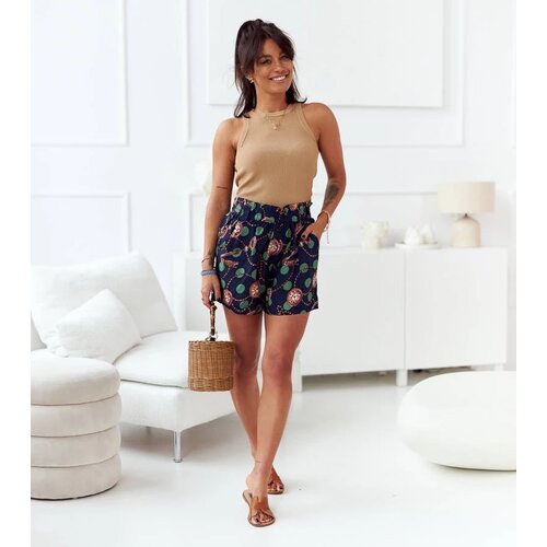 UR/CEO Navy women&amp;#039;s printed shorts Mayana Slike