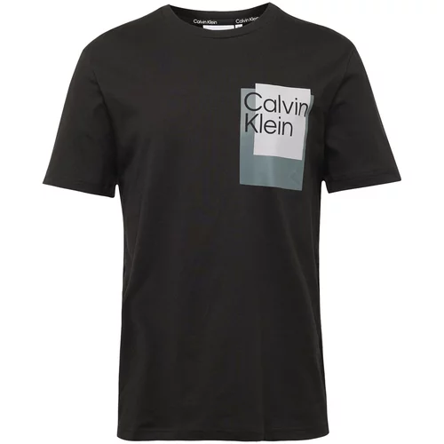 Calvin Klein Majica siva / bazalt siva / crna