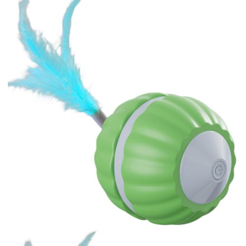 INF Interactive USB-C Rechargeable Pet Toy Ball - Motion &amp;amp; Touch Activated Cat Play Ball Green, (5000215057) Slike
