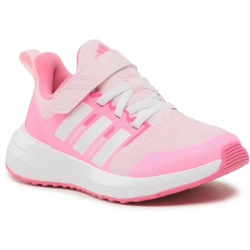 Adidas Sportske cipele 'Fortarun 2.0 Cloudfoam Elastic Lace Strap' roza / ružičasta / svijetloroza / bijela