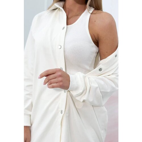 Kesi 3-piece set of sweatshirt, top and leggings ecru Cene